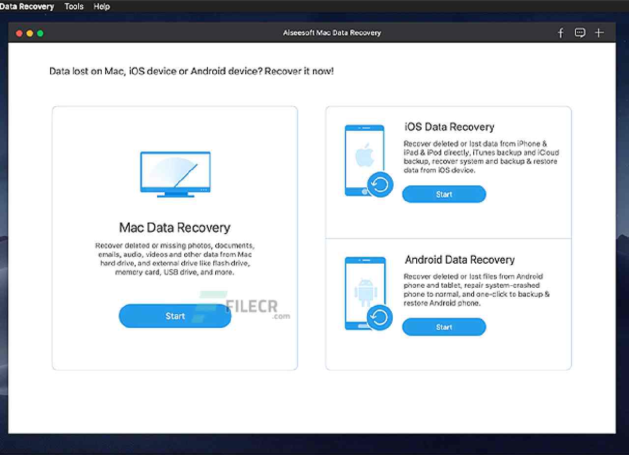 Aiseesoft Data Recovery 1.8.32 for MacOS