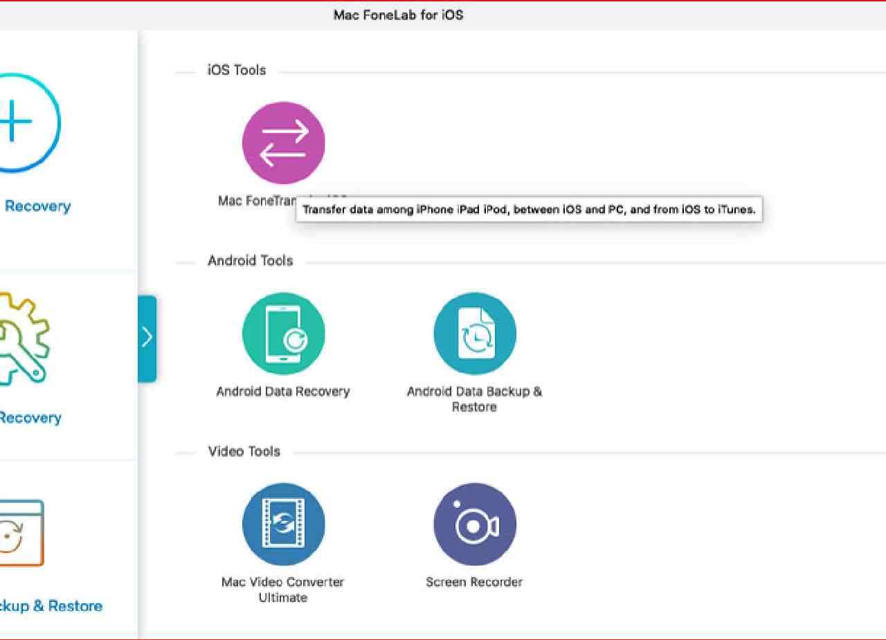 Mac FoneLab for iOS 10.2.66 for MacOS Free Download