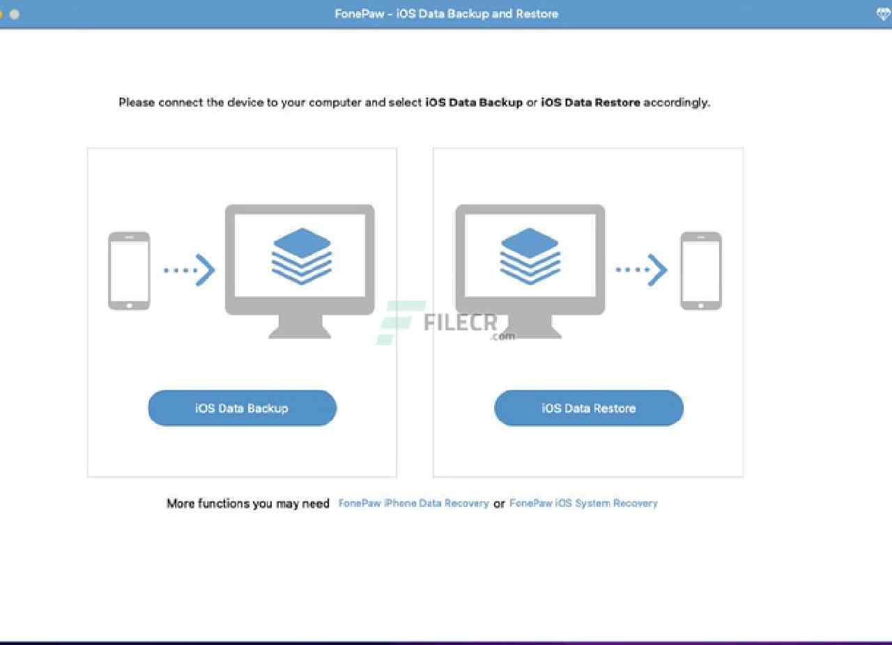 FonePaw iOS Data Backup and Restore 7.5.0 for MacOS