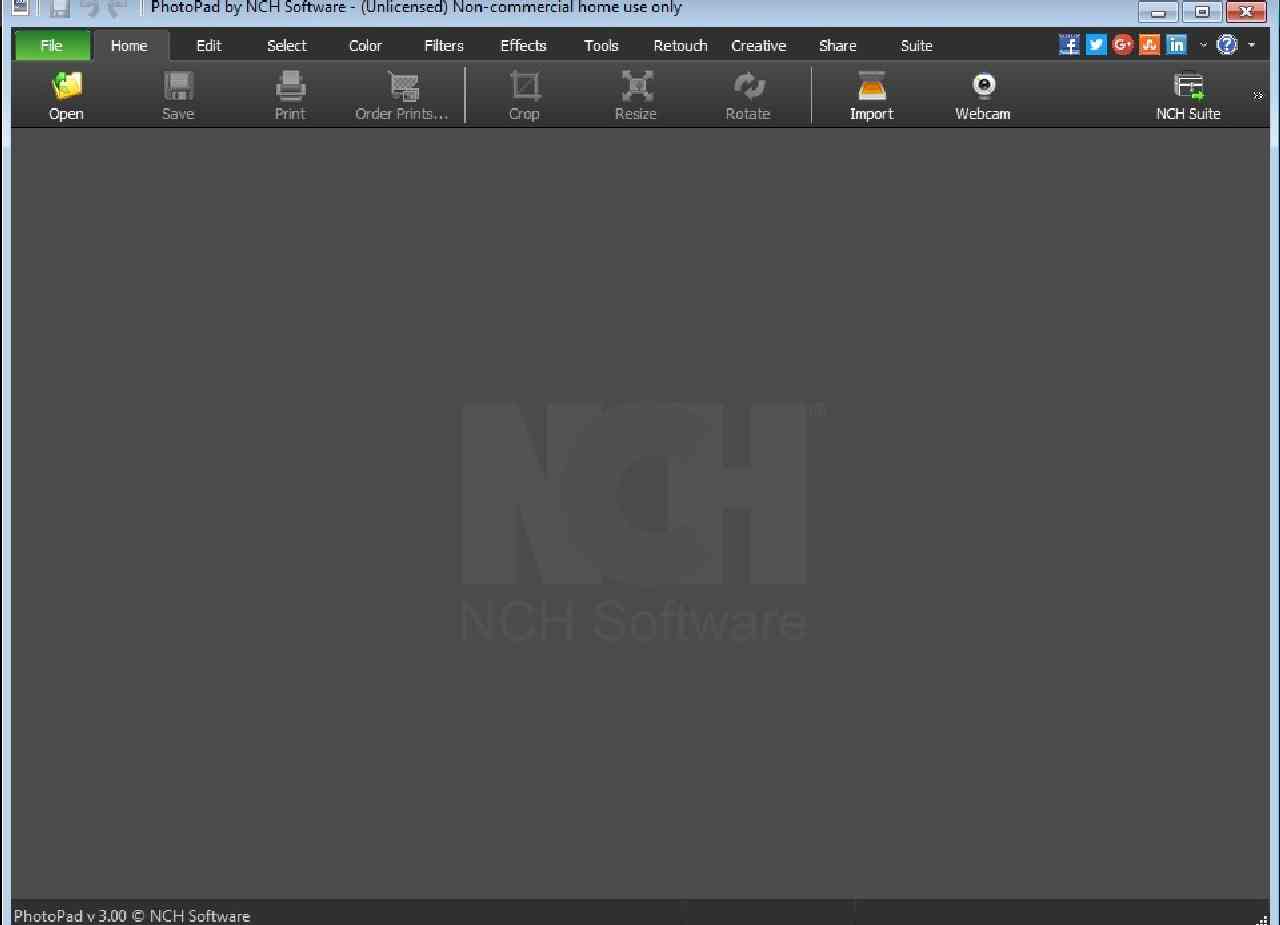 PhotoPad Image Editor (free version) download for PC