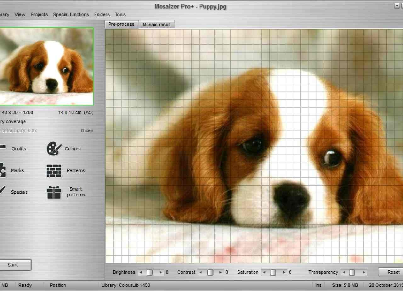Mosaizer Pro (free version) download for PC