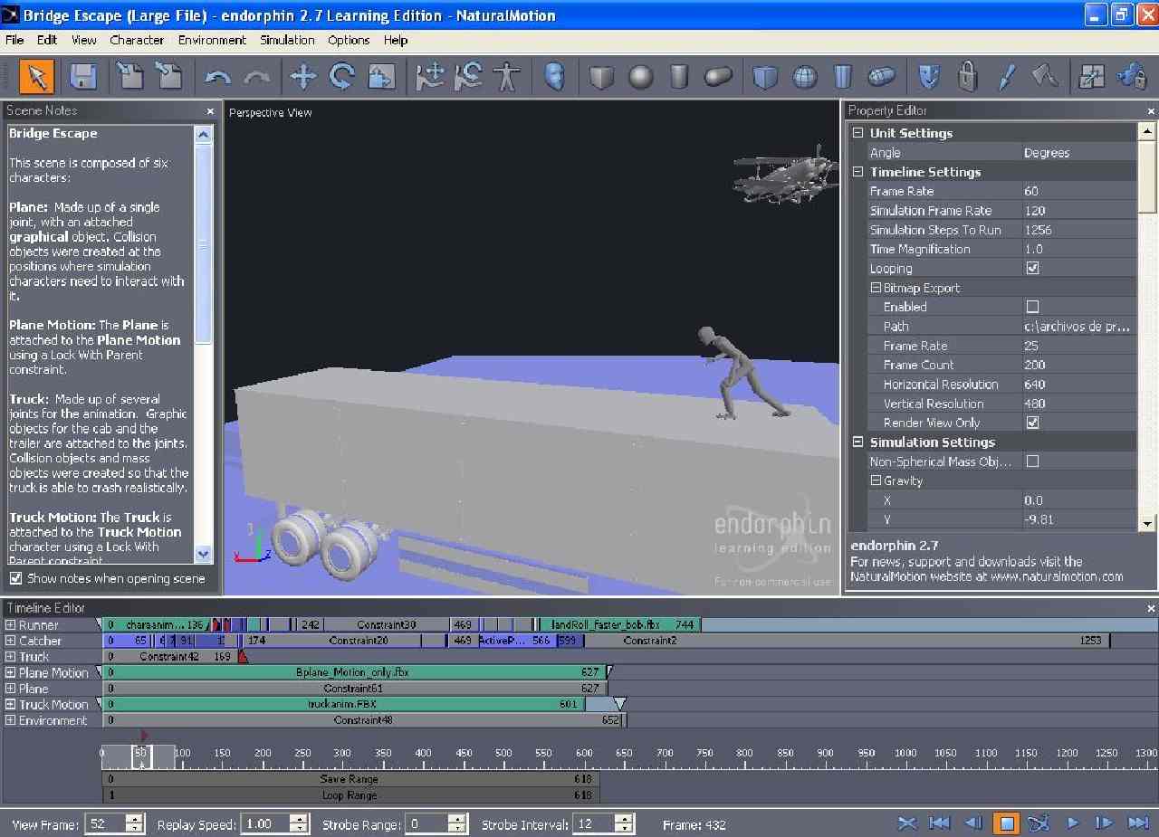 NaturalMotion endorphin (free version) download for PC