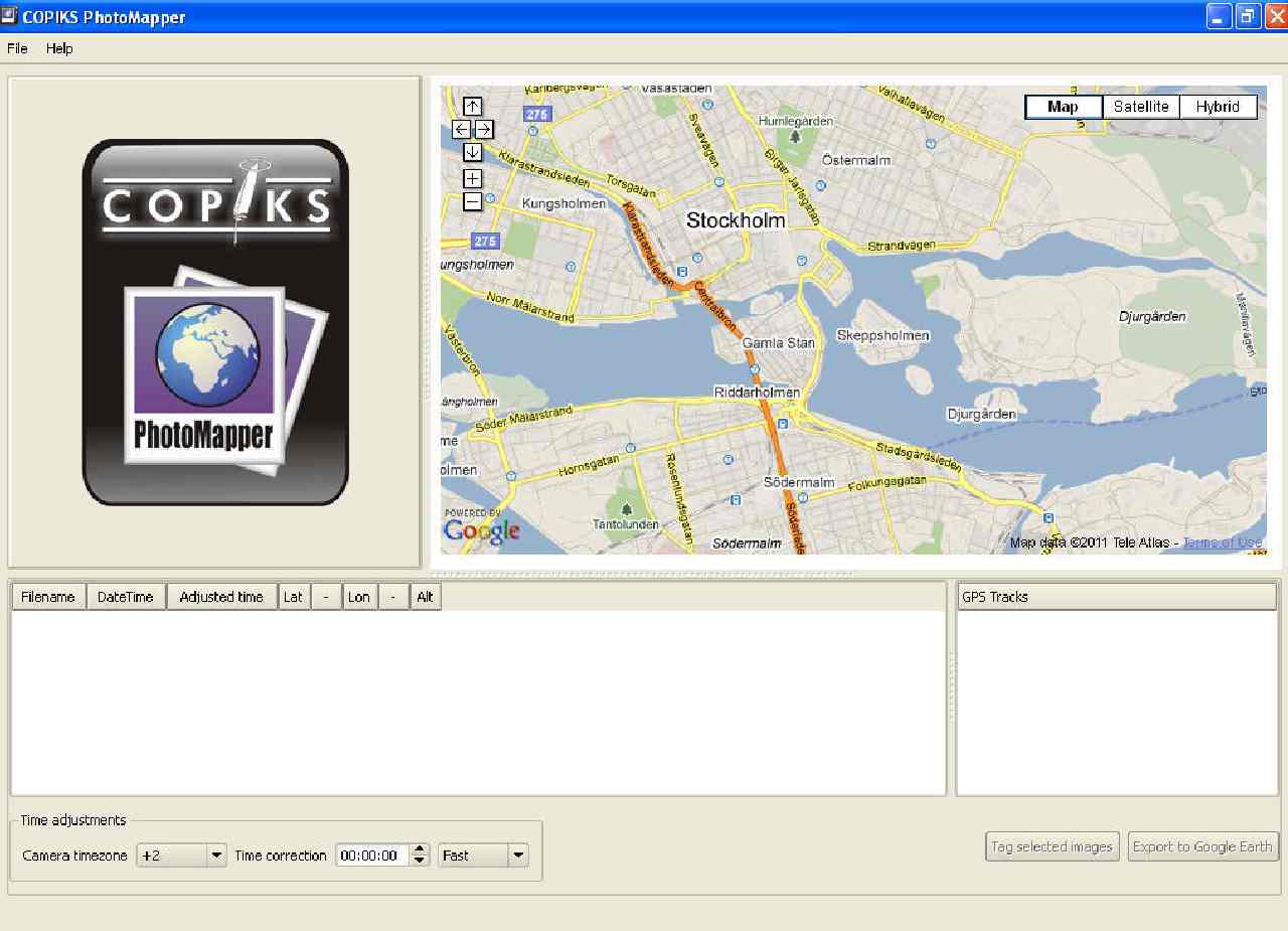 PhotoMapper (free) download Windows version