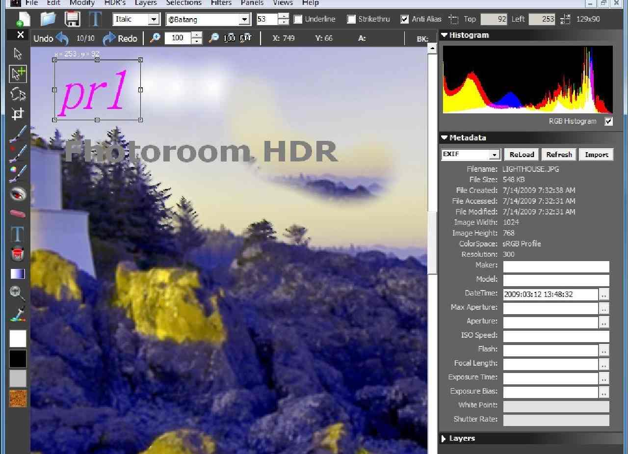 Fhotoroom HDR (free version) download for PC