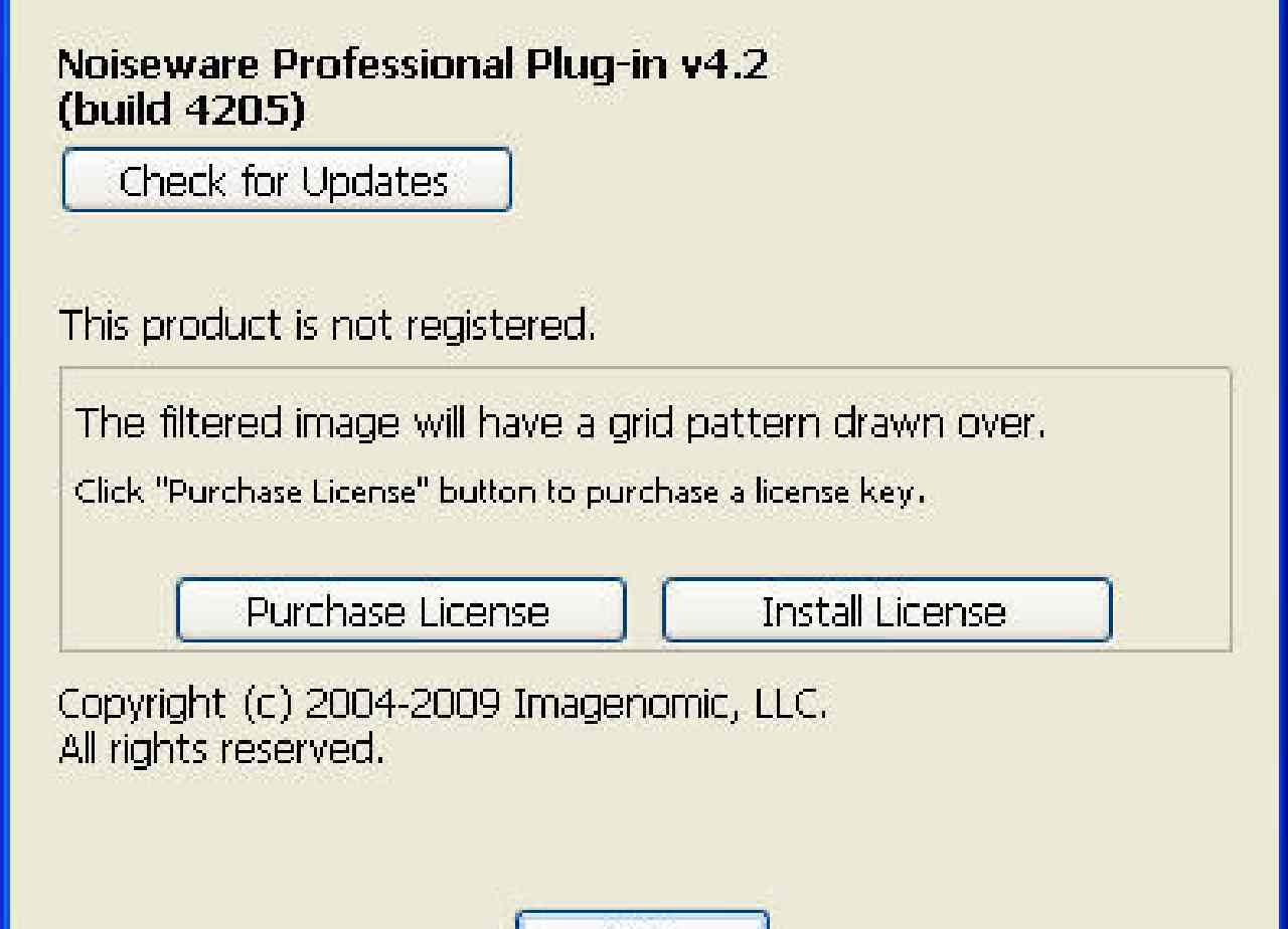 Noiseware Professional Plug-in (free version) download for PC