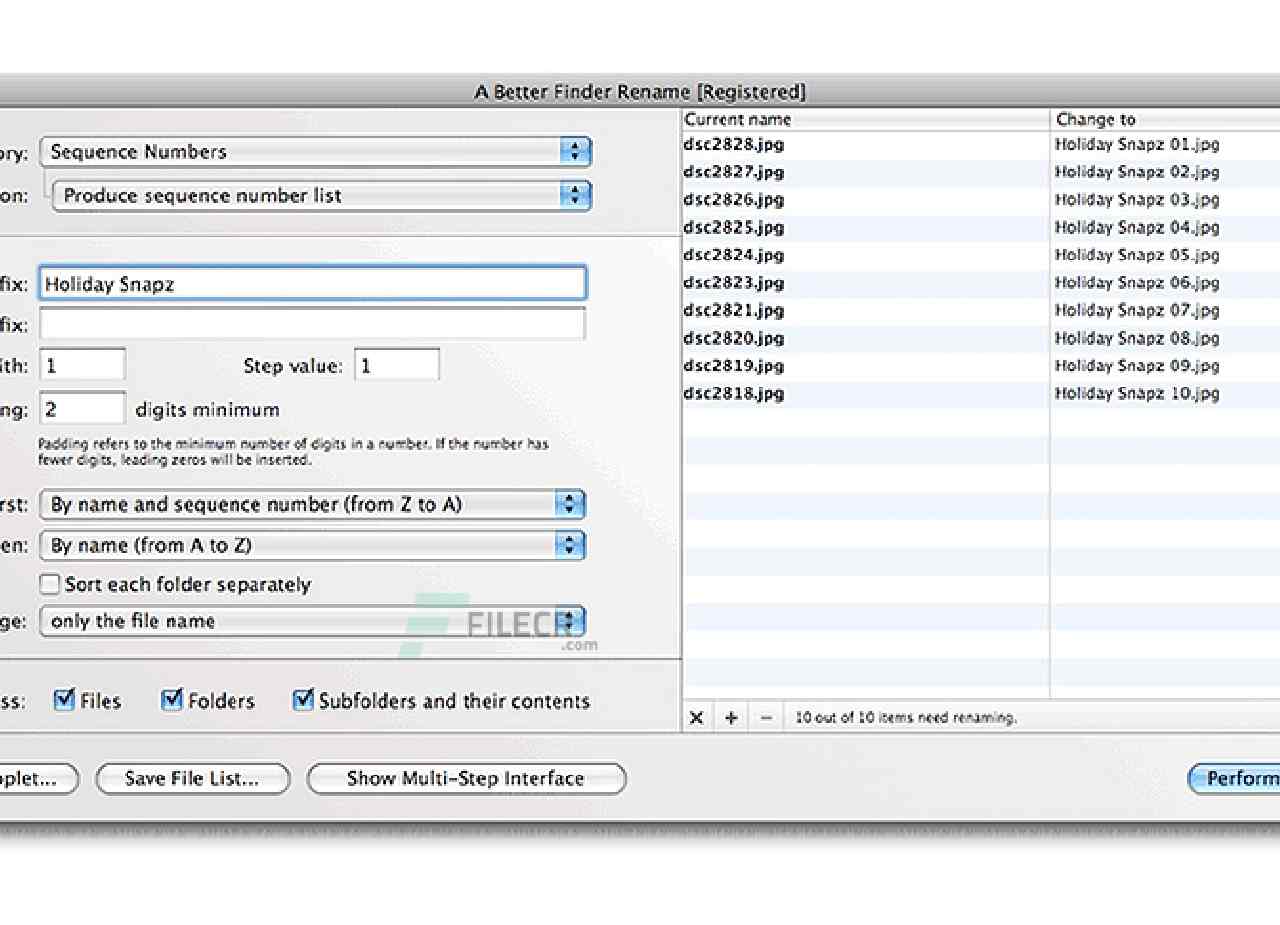 A Better Finder Rename 12.30 for MacOS Free Download
