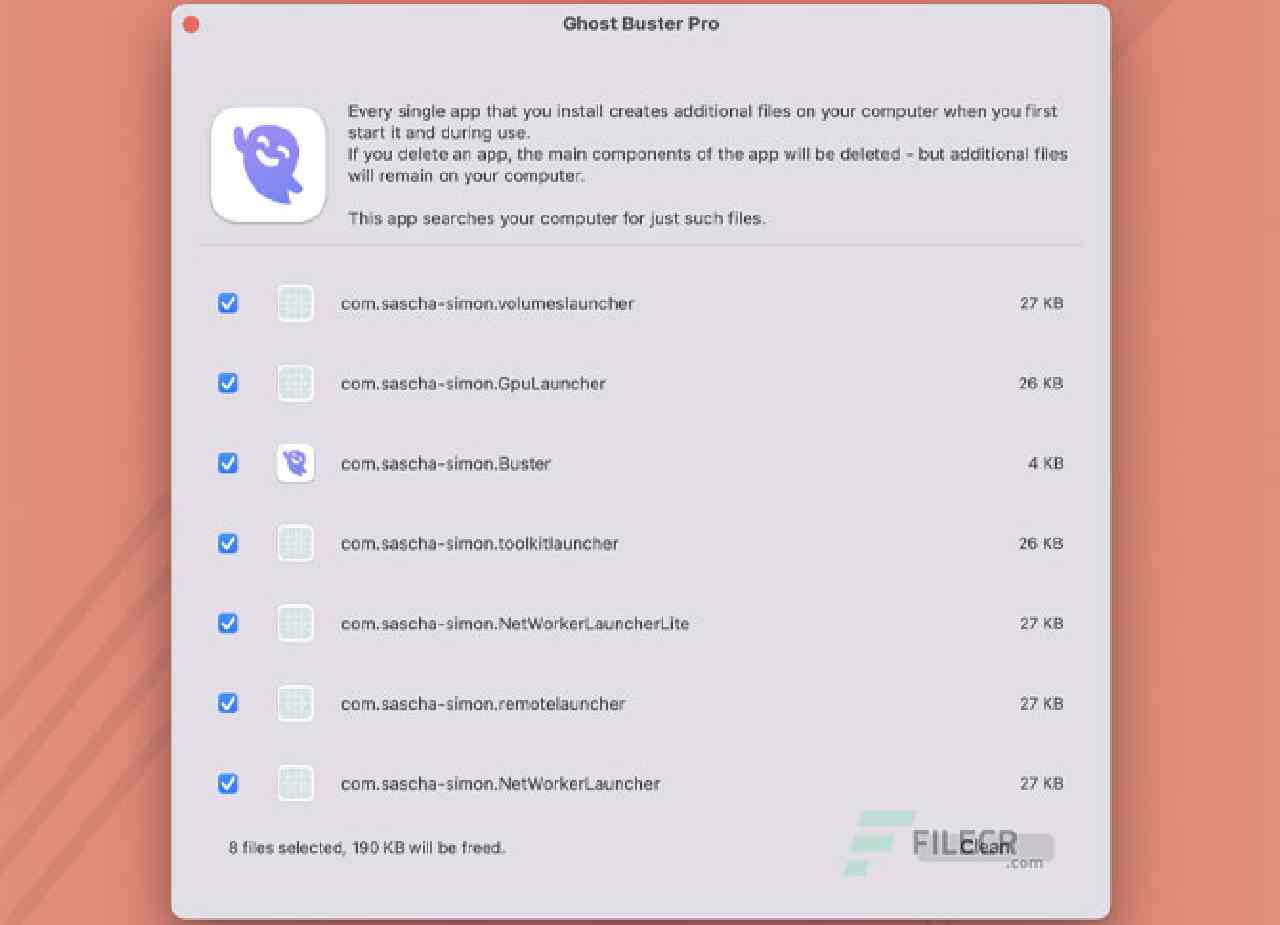 Ghost Buster Pro 5.0.3 for MacOS Free Download
