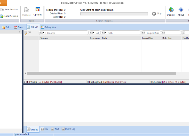 Recover My Files (free version) download for PC