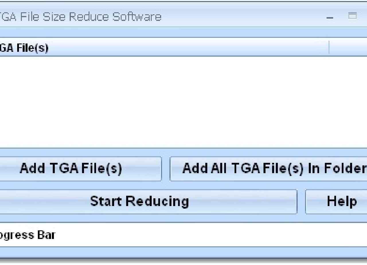 TGA File Size Reduce Software (free version) download for PC