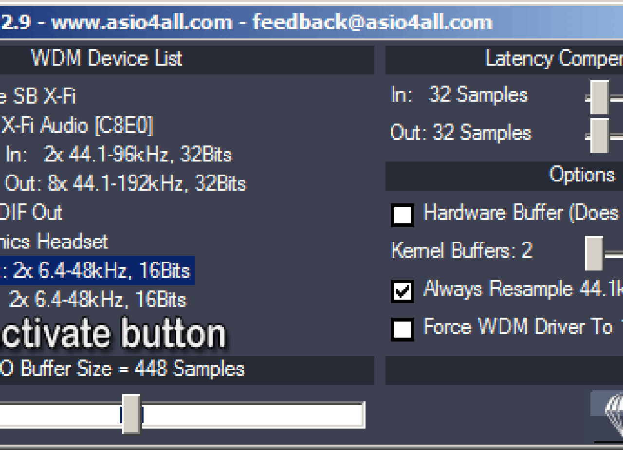 ASIO4ALL (free) download Windows version