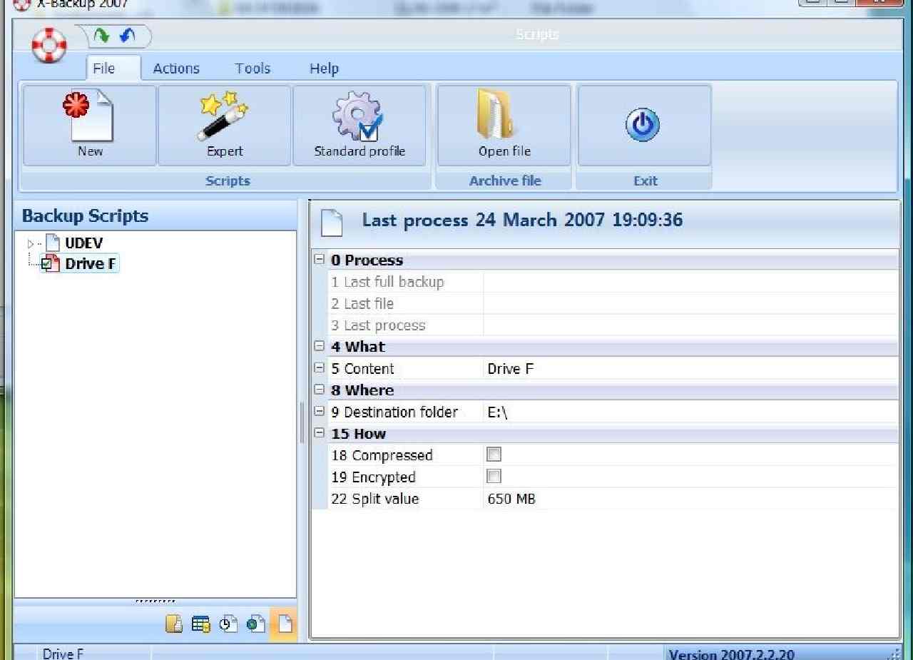 X-Backup (free version) download for PC