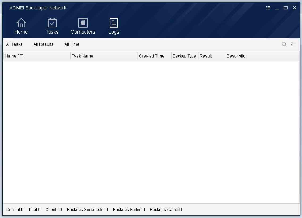 AOMEI Backupper Network (free) download Windows version